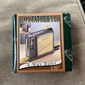 Father's day 4- way ruler (vintage)